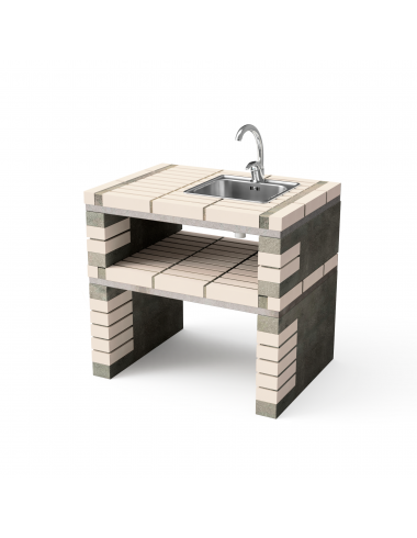 Module CALIFORNIA Plus XL Évier et Robinet Movelar - 2 2