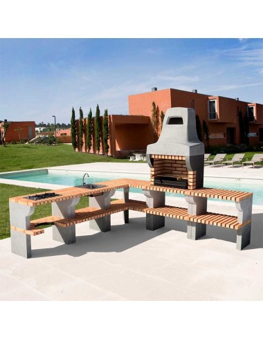 OUTDOOR KITCHEN BAILEN PLUS CORNER P1 Movelar - 1 2