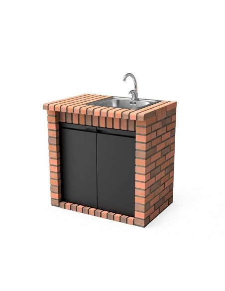 Side Stand Module VOLTERRA Sink & Tap, With Doors Movelar - 3