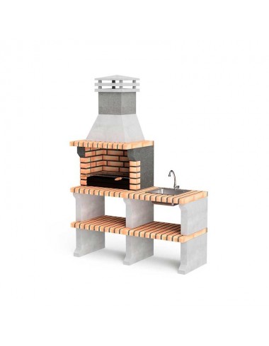 Churrasqueira LIZ XL módulo Pia & Torneira Movelar - 1