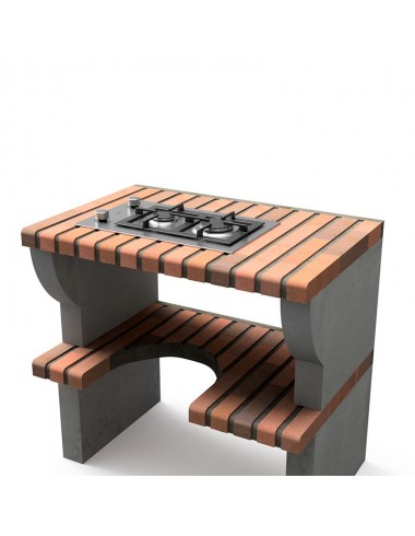 Stand ModulePalermo 2 Burners Gas Hob EFX 30.1 2G AI AL CI Movelar - 1