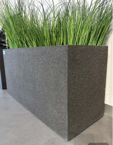 Flower Pot Euclid Textured Grey 78cm (Exhibition item) Tuozi - 1 2