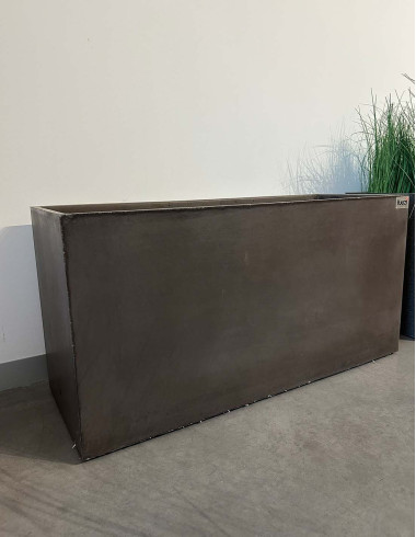 Flower Pot Euclid Smooth Graphite 78cm (Exhibition item) Tuozi - 1 2