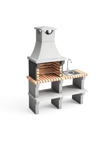 Barbecue MARYLAND 1820 WITH SINK + FAUCET Movelar - 1 2